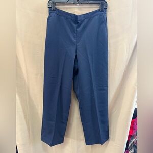 NWT Alfred Dunner Navy Blue Polyester Dress Pants Size 8P Petite
